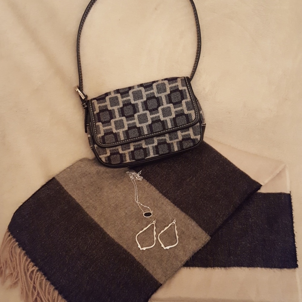 Nine West Handbag, Unbranded Scarf & Jewelry Set